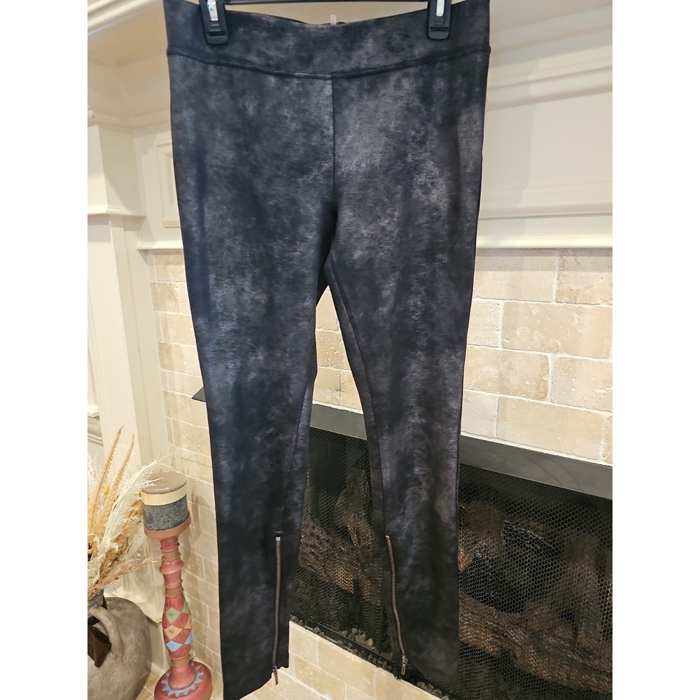 Free People Black Zippered Leggings Size Medium